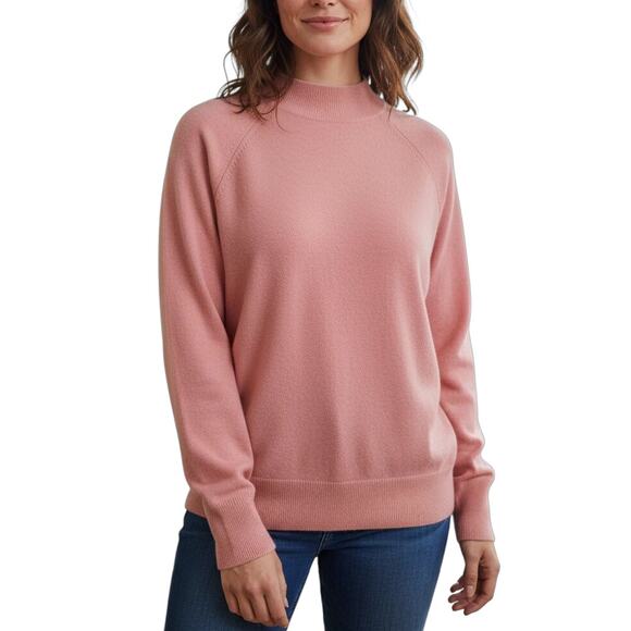 PURE Collection Cashmere Sweater Salmon Women's Size Large - Picture 1 of 4